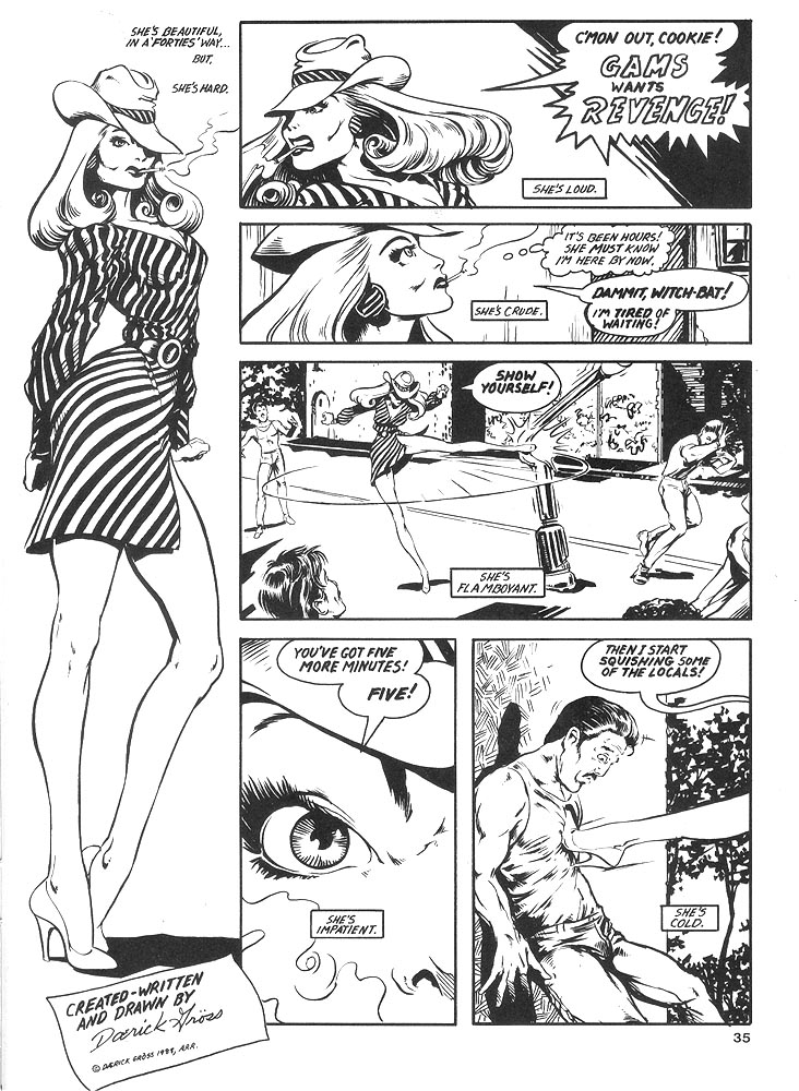 Murcielaga She-Bat comic appearance Kung-Fu Warriors #10 page 2