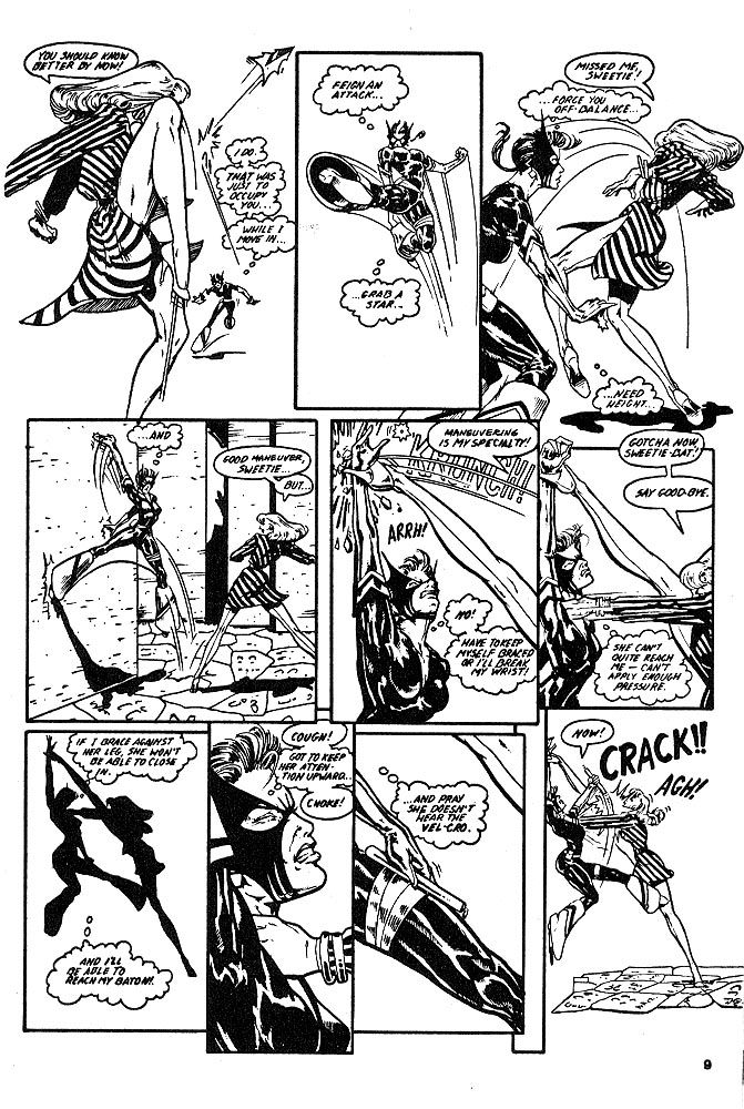 Murcielaga She-Bat comic appearance Kung-Fu Warriors #12 page 6